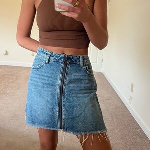 Free people Jean mini skirt size 27